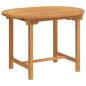 Preview: 7-teiliges Garten-Dining-Set aus massivem Teakholz