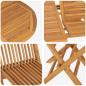 Preview: 7-teiliges Garten-Dining-Set aus massivem Teakholz