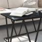 Preview: Couchtisch Schwarz Eiche 100x50x40 cm aus Holz und Metall