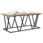 Preview: Couchtisch Artisan Eiche 100x50x40 cm aus Holzwerkstoff und Metall