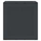 Preview: Gartenlagerbox Anthrazit 55x53x57 cm PP