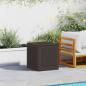 Preview: ARDEBO.de - Gartenlagerbox Braun 55x53x57 cm PP