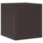 Preview: Gartenlagerbox Braun 55x53x57 cm PP