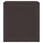 Preview: Gartenlagerbox Braun 55x53x57 cm PP