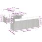 Preview: Garten-Sofa Set 8-teilig Schwarz Poly-Rattan Garten-Essgruppe