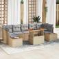 Preview: ARDEBO.de - Garten-Sofa-Set Set aus 8 Beige Rattan