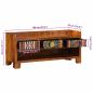 Preview: Schuhbank 100x35x45 cm aus massivem Akazienholz