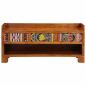 Preview: Schuhbank 100x35x45 cm aus massivem Akazienholz