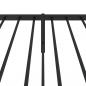 Preview: Bettgestell mit Kopfteil Metall Schwarz 90x200 cm