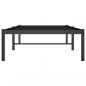 Preview: Bettgestell Metall Schwarz 75x190 cm