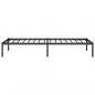 Preview: Bettgestell Metall Schwarz 75x190 cm