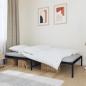 Preview: ARDEBO.de - Bettgestell Metall Schwarz 107x203 cm
