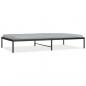 Preview: Bettgestell Metall Schwarz 107x203 cm