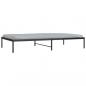 Preview: Bettgestell Metall Schwarz 107x203 cm