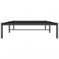 Preview: Bettgestell Metall Schwarz 107x203 cm