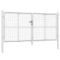 Preview: Mesh-Gartentor Silbern 300x175 cm Verzinkter Stahl