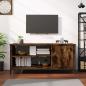 Preview: ARDEBO.de - TV-Schrank Räuchereiche 100x40x45 cm Holzwerkstoff
