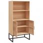 Preview: Highboard 60x35x125 cm Holzwerkstoff