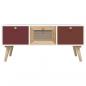 Preview: Couchtisch mit Schubladen 80x40x35,5 cm Holzwerkstoff