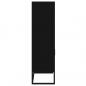 Preview: Highboard Schwarz 60x35x125 cm Holzwerkstoff