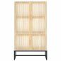 Preview: Highboard Weiß 70x35x125 cm Holzwerkstoff