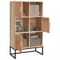 Preview: Highboard 70x35x125 cm Holzwerkstoff