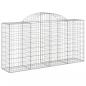 Preview: Gabionen mit Hochbogen 14 Stk 200x50x100/120cm Verzinktes Eisen