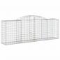 Preview: Gabionen mit Hochbogen 10 Stk 300x50x100/120cm Verzinktes Eisen