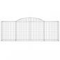 Preview: Gabionen mit Hochbogen 10 Stk 300x50x100/120cm Verzinktes Eisen