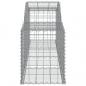 Preview: Gabionen mit Hochbogen 9 Stk. 300x50x60/80 cm Verzinktes Eisen