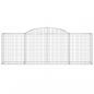 Preview: Gabionen mit Hochbogen 25 Stk 300x50x100/120cm Verzinktes Eisen