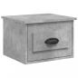 Preview: Wand-Nachttische 2 Stk. Betongrau 41,5x36x28 cm