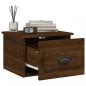 Preview: Wand-Nachttisch Braun Eichen-Optik 41,5x36x28 cm