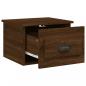 Preview: Wand-Nachttisch Braun Eichen-Optik 41,5x36x28 cm