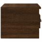 Preview: Wand-Nachttisch Braun Eichen-Optik 41,5x36x28 cm
