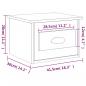 Preview: Wand-Nachttisch Braun Eichen-Optik 41,5x36x28 cm