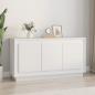 Preview: ARDEBO.de - Sideboard Weiß 102x35x55 cm Holzwerkstoff