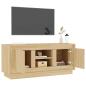 Preview: TV-Schrank Sonoma-Eiche 102x35x45 cm Holzwerkstoff