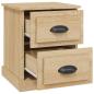 Preview: Nachttisch Sonoma-Eiche 39x39x47,5 cm Holzwerkstoff