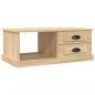 Preview: Couchtisch Sonoma-Eiche 90x50x35 cm Holzwerkstoff