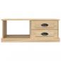 Preview: Couchtisch Sonoma-Eiche 90x50x35 cm Holzwerkstoff
