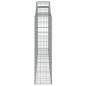 Preview: Gabionen mit Hochbogen 8 Stk. 300x30x120/140cm Verzinktes Eisen