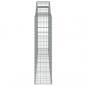 Preview: Gabionen mit Hochbogen 5 Stk. 300x30x120/140cm Verzinktes Eisen