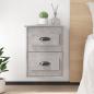 Preview: ARDEBO.de - Wand-Nachttische 2 Stk. Betongrau 41,5x36x53 cm
