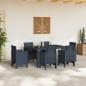 Preview: Outdoor Tisch Anthrazit Kunststoff Medium Langlebig
