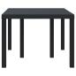 Preview: Outdoor Tisch Anthrazit Kunststoff Medium Langlebig