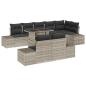 Preview: Garten Sofa Set Set von 9 Beige, Schwarz