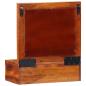 Preview: Wandschrank 40x20x50 cm Massivholz Akazie