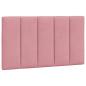 Preview: Bett mit Matratze Rosa 90x200 cm Samt