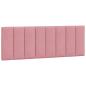 Preview: Bett mit Matratze Rosa 120x200 cm Samt